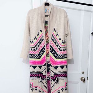 Mara Hoffman Long Wrap Cardigan - Size Small
